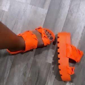 Orange sandal